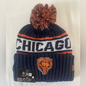 NWT Chicago Bears Pom Beanie